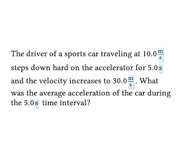 Kinematics Equation 1 Example 2